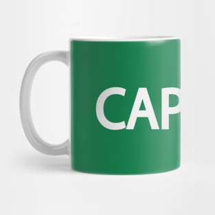 Capital having capital artistic design Mug